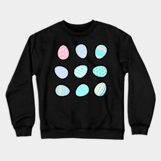 Easter eggs assorted Crewneck Sweatshirt